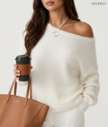 The Ivory Relaxed Sweater - Valenci