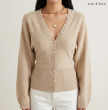 The Essential Ribbed Cardigan - Valenci